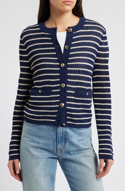 RAG & BONE outlet JEAN Metallic Striped Sweater