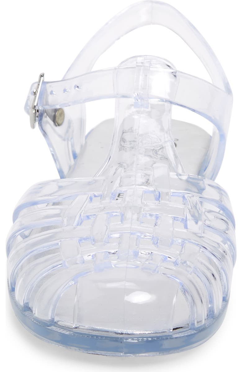 Jeffrey Campbell Gelly Sandal, Alternate, color, Clear