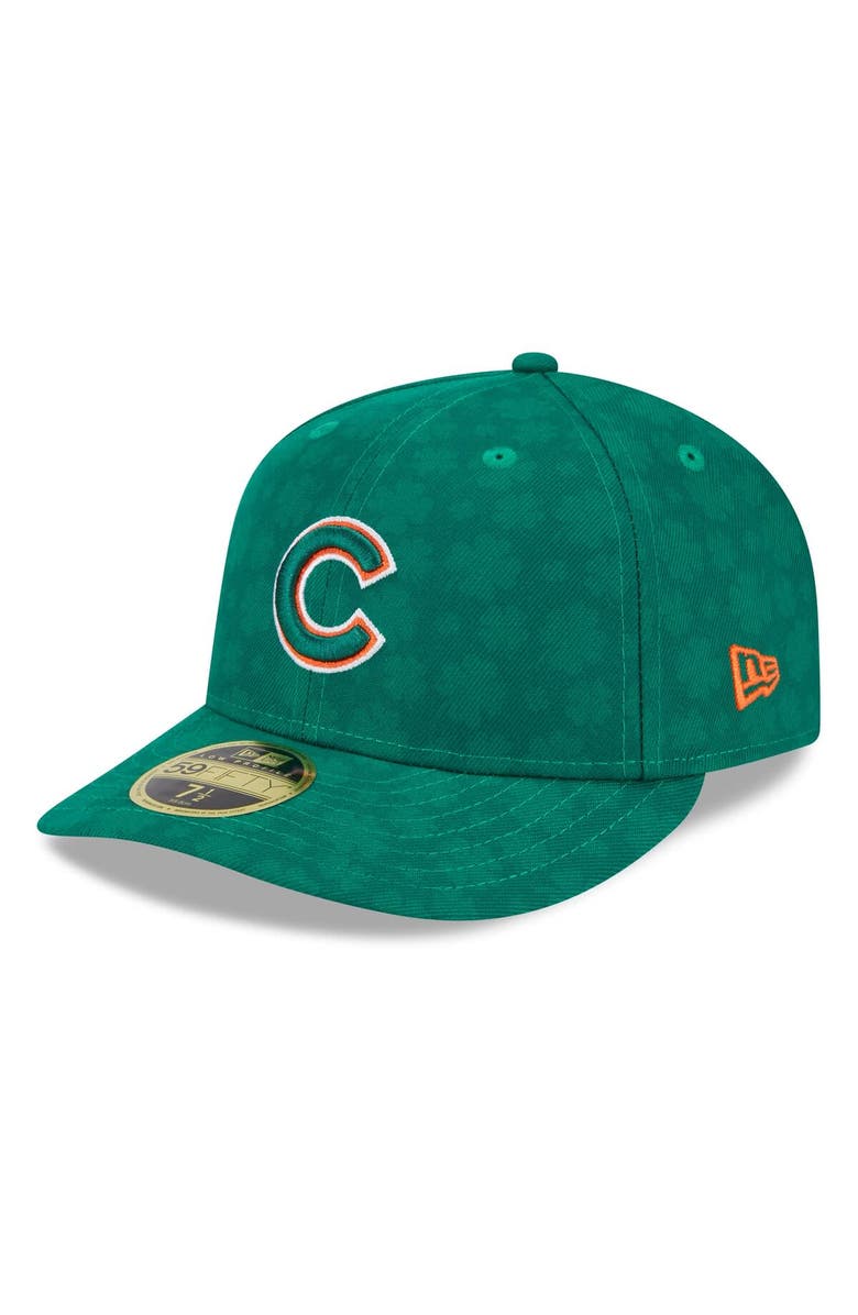 New Era Men's New Era Kelly Green Chicago Cubs St. Patrick's Day Low Profile 59FIFTY Fitted Hat, Main, color, Kelly Green