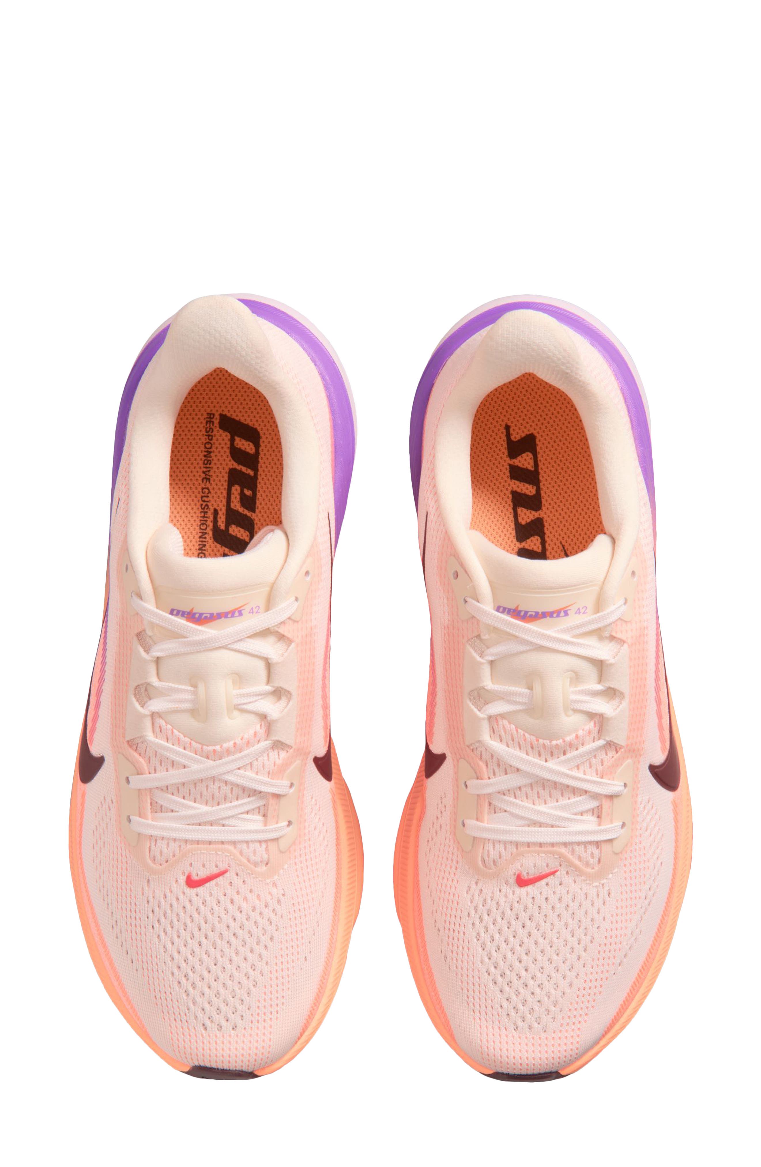 Pegasus 42 Running Shoe, Alternate, color, 113 CHALK/TATTOO