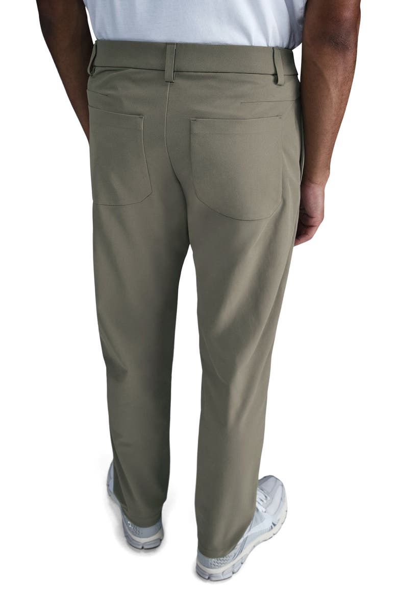 24.7 PerfectStretch Dri-FIT Regular Fit Flat Front Pants, Alternate, color, 320 LTARMY/STLGRN