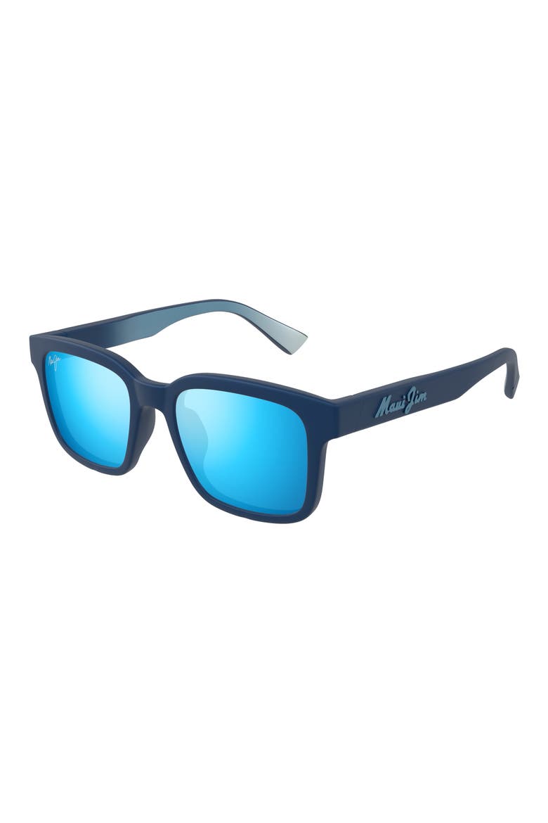Opiopio AF 54mm PolarizedPlus2® Rectangular Sunglasses, Alternate, color, MATTE DARK BLUE