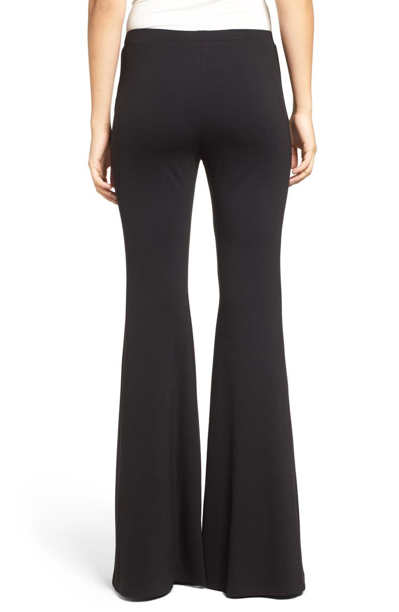 Leith Stretch Knit Flare Pants, Alternate, color, 