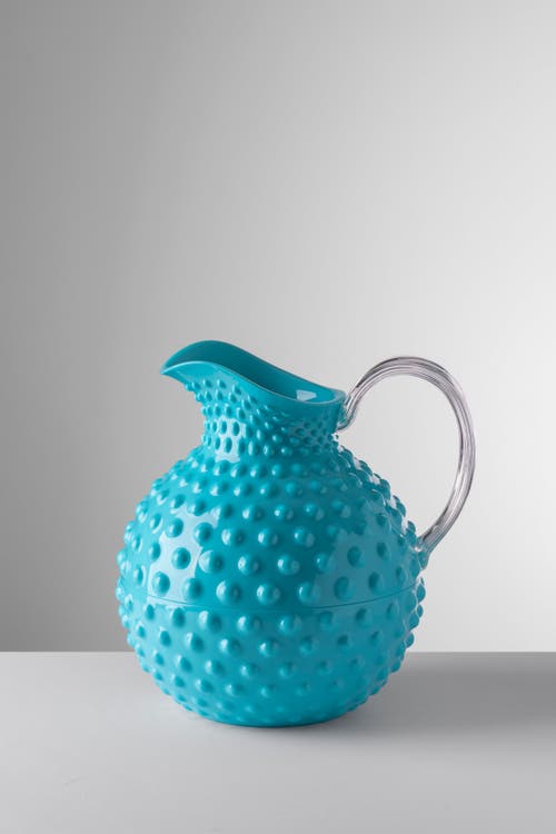 Mario Luca Giusti Rosetta Pitcher In Turquoise