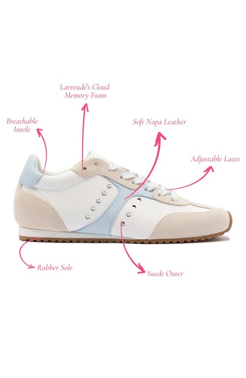 Larroude Stella Sneaker In White