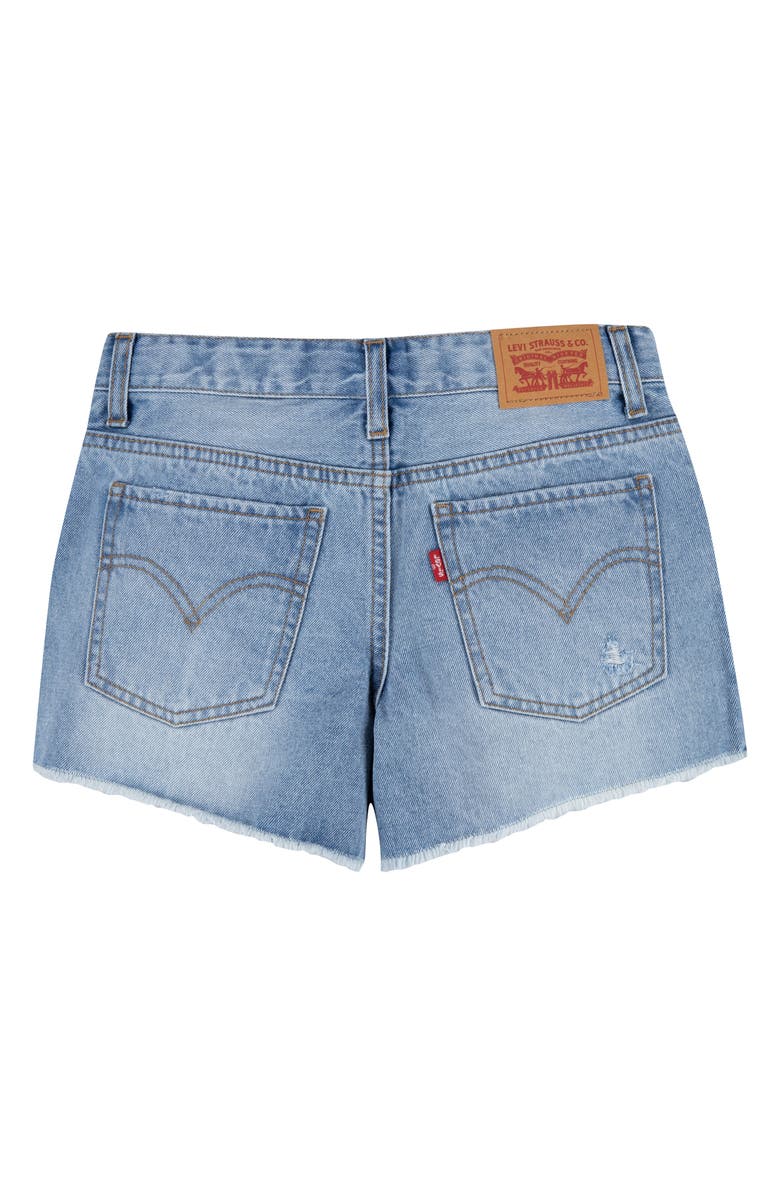Levi's<sup>®</sup> Kids' Frayed Denim Shorts, Alternate, color, 