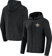 NFL X DARIUS RUCKER Men's NFL x Darius Rucker Collection by Fanatics Black New Orleans Saints Fleece Pullover Hoodie