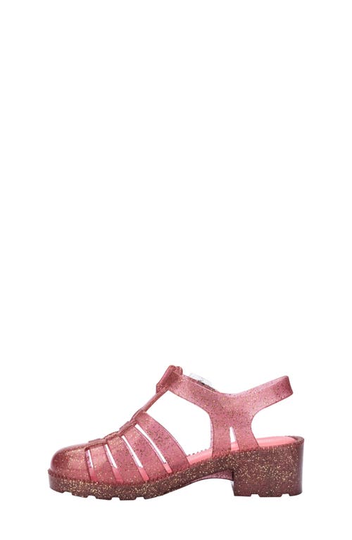Mini Melissa Posession Jelly Fisherman Sandal In Pink