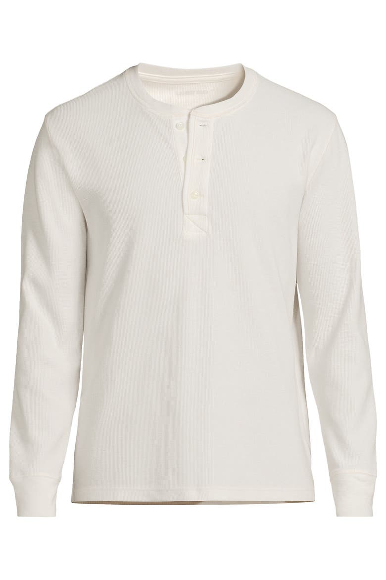 Long Sleeve Thermal Waffle Henley, Alternate, color, Ivory