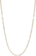 Anzie Mini Paper Clip Chain Necklace