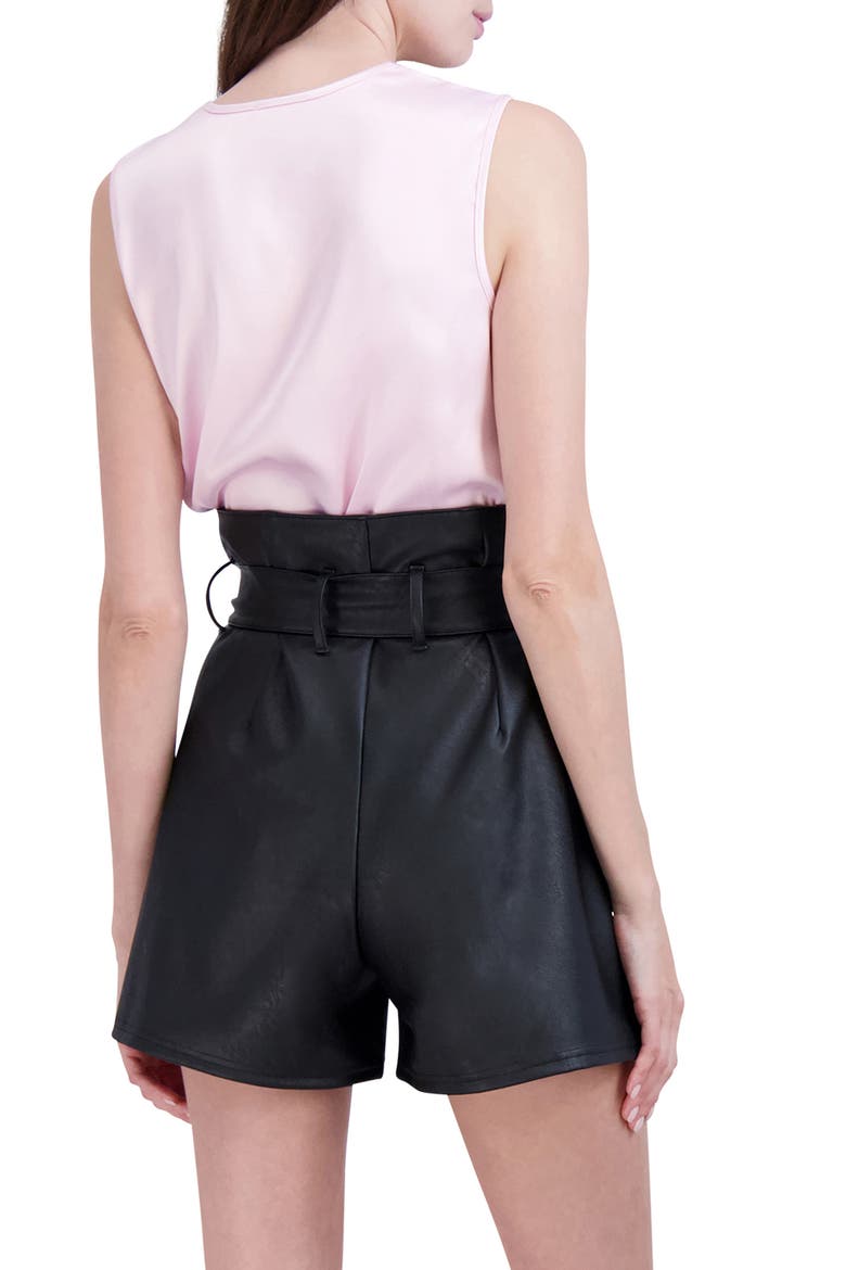 Lace Trim V-Neck Satin Tank, Alternate, color, LIGHT PINK