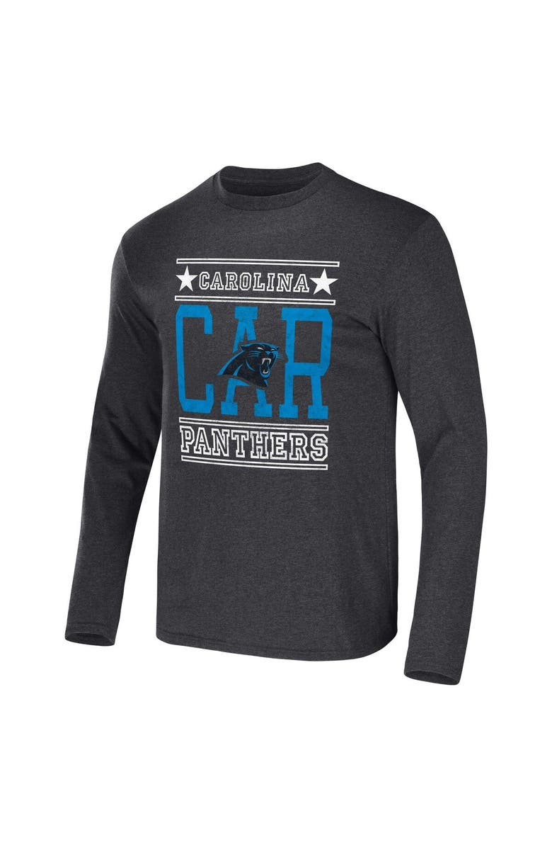 NFL X DARIUS RUCKER Men's NFL x Darius Rucker Collection by Fanatics Heathered Charcoal Carolina Panthers Long Sleeve T-Shirt, Alternate, color, Heather Charcoal