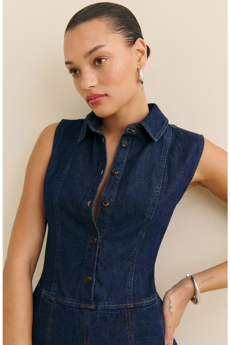 arella denim mini dress Arella Denim Minidress (Women)