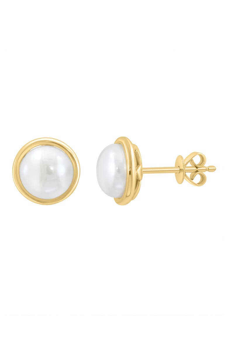 Freshwater Pearl Earrings, Alternate, color, WHITE