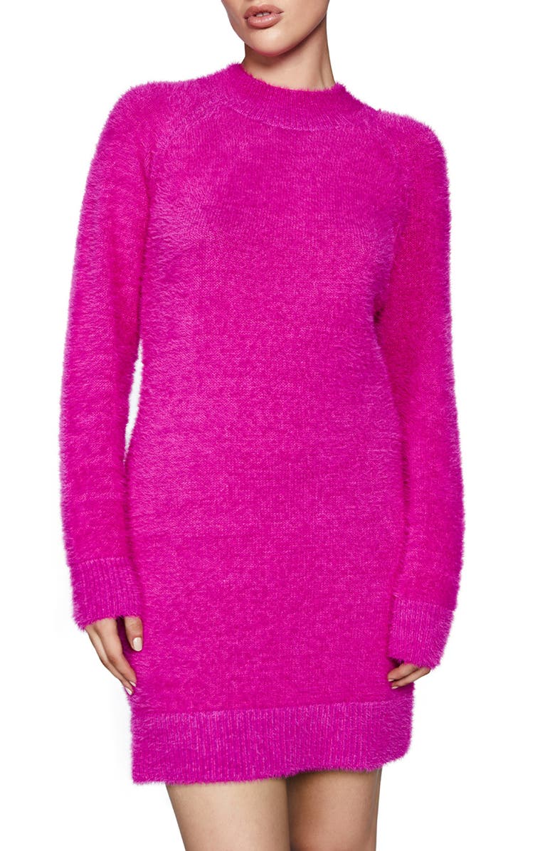 Bardot Adeline Long Sleeve Sweater Dress, Alternate, color,