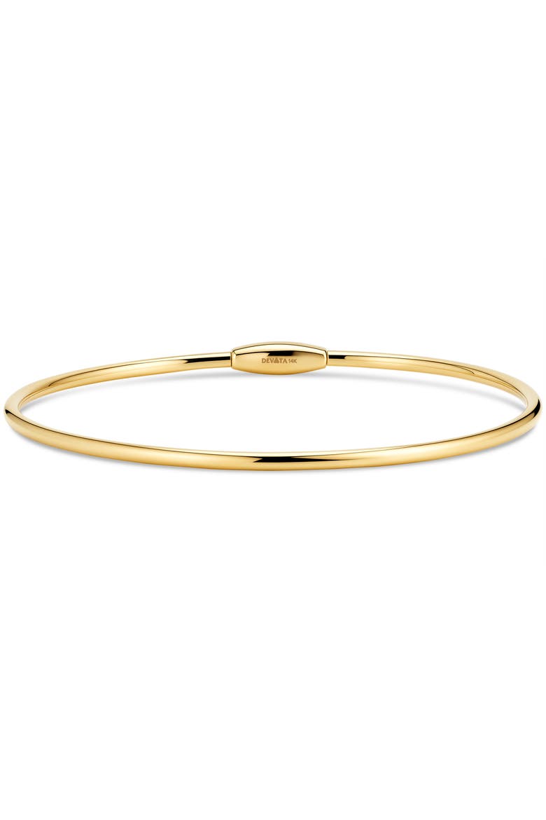 2mm Bangle Bracelet in 14K Gold, Main, color, Gold