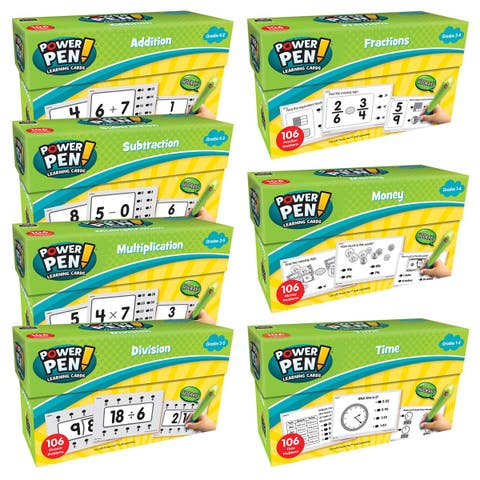 Power Pen Learning Math Quiz Cards - Set of 7