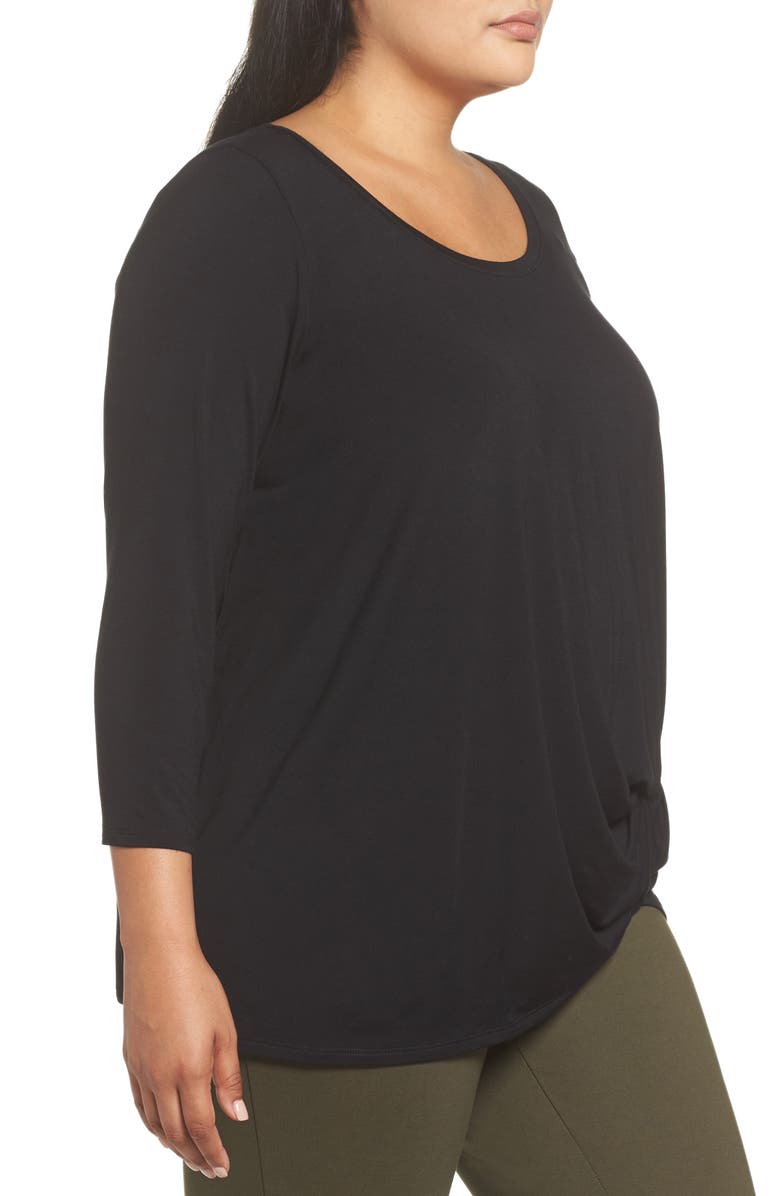 Sejour Knot Hem Tee, Alternate, color,