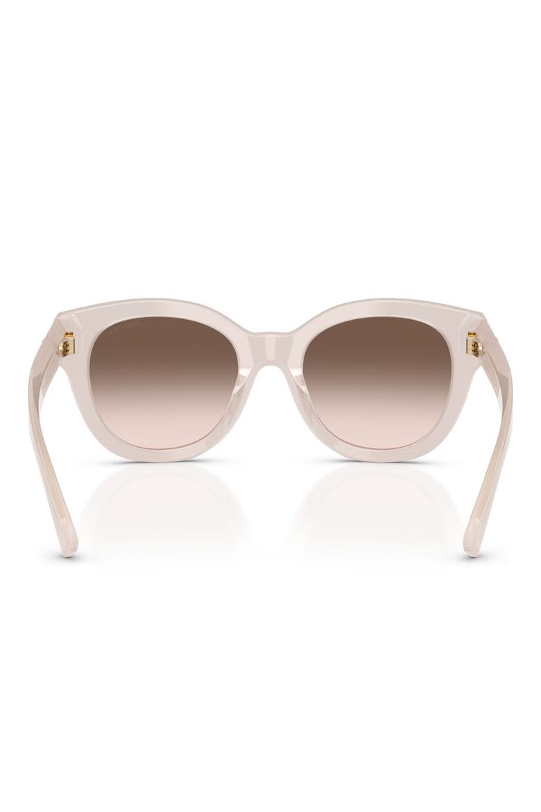 51mm Round Sunglasses, Alternate, color, OPALINE TAUPE / PINK / GREY