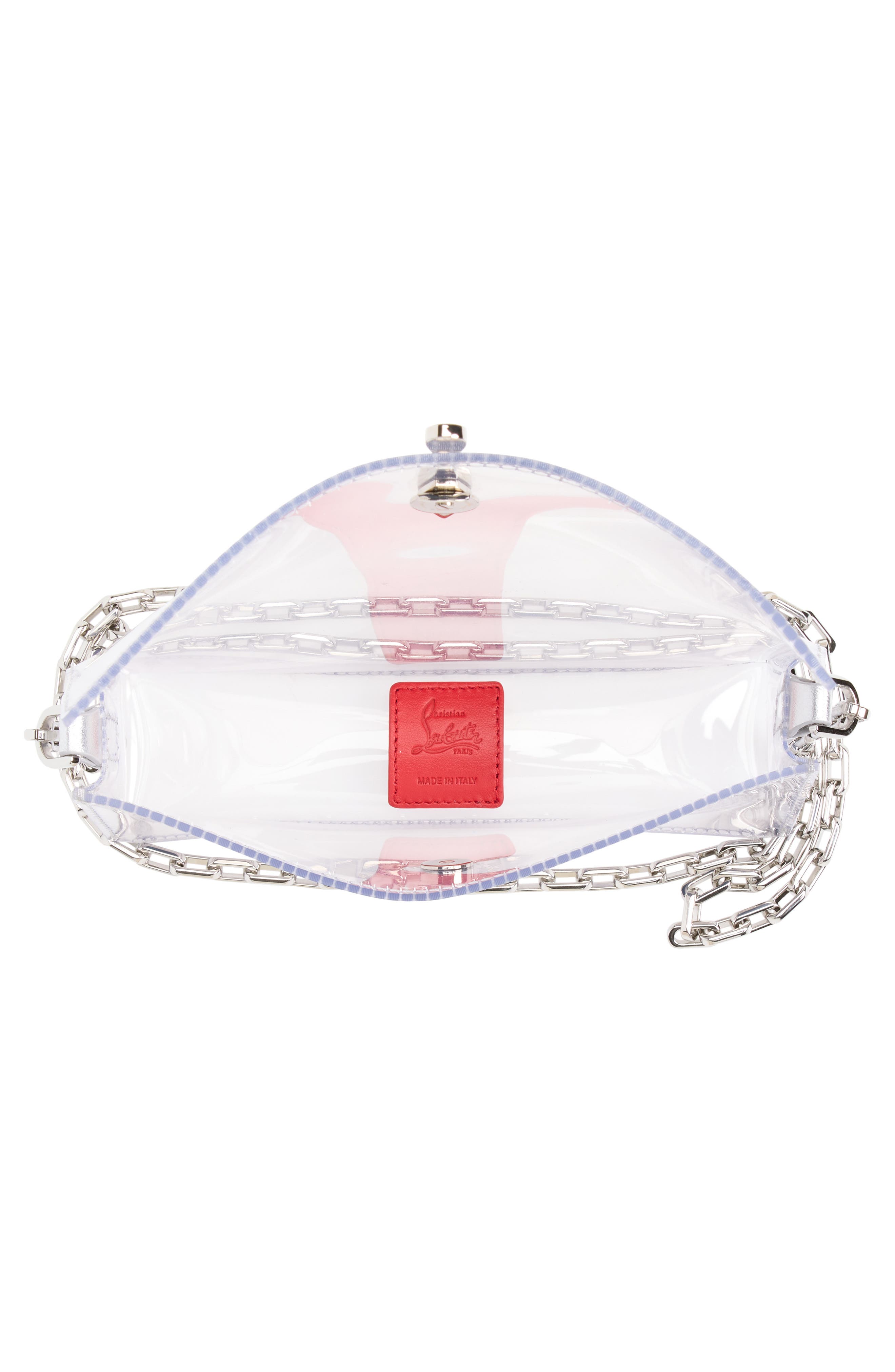 Bettina Mini Clear Crossbody Bag, Alternate, color, S082 TRANSPARENT/ SILVER