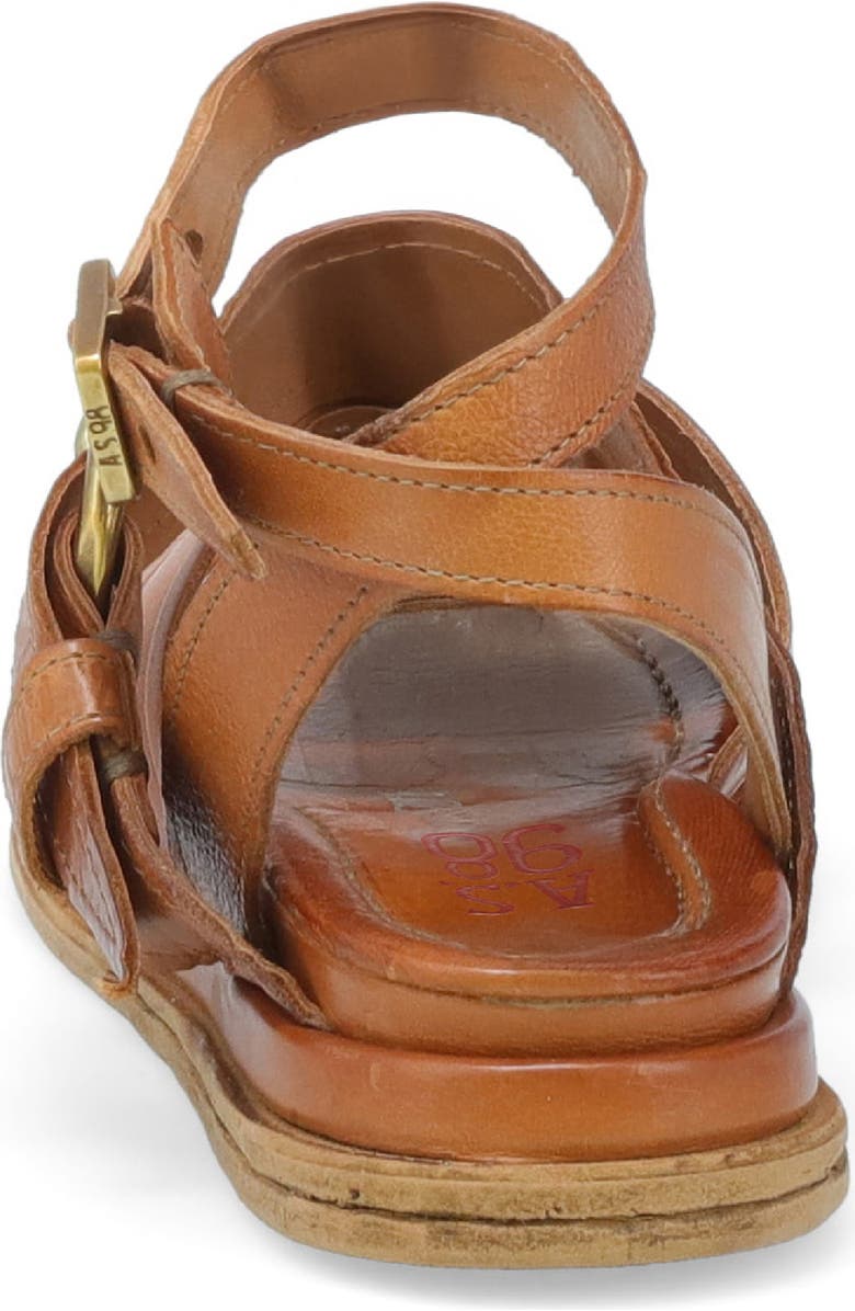 A.S.98 Stiles Ankle Strap Sandal, Alternate, color, Whiskey