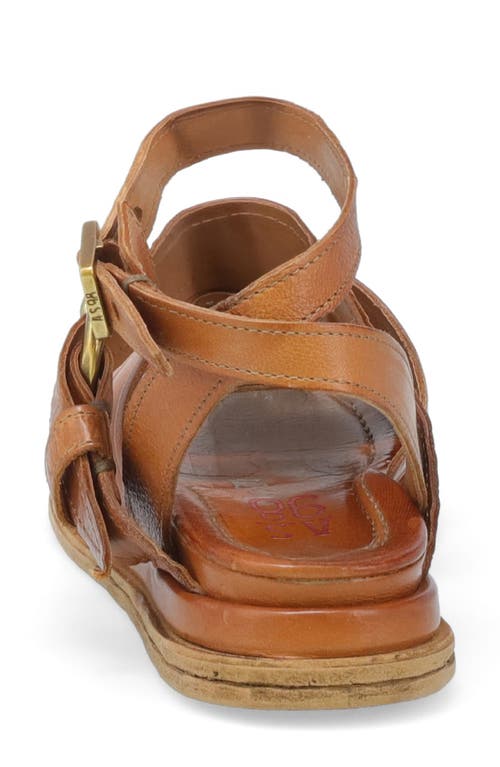 As98 A.s.98 Stiles Ankle Strap Sandal In Whiskey