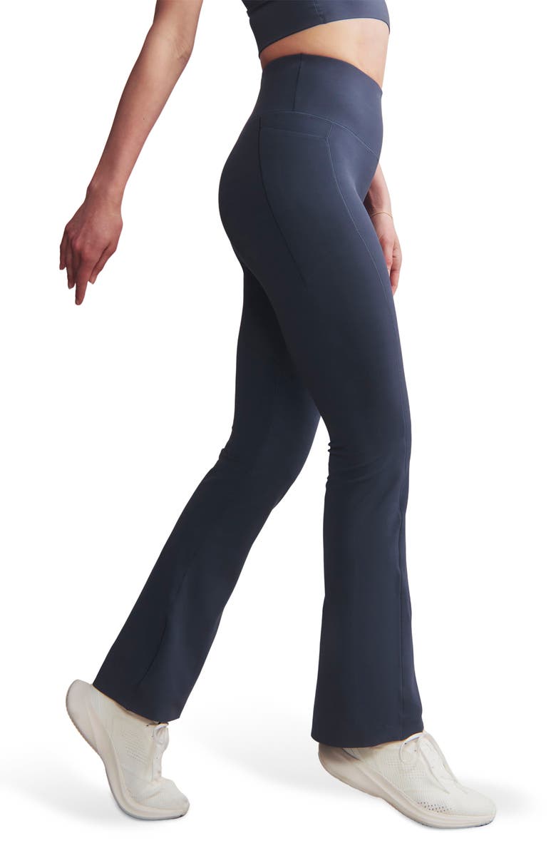 Rhone Revive Pocket Flare Leggings, Alternate, color, Navy Blue