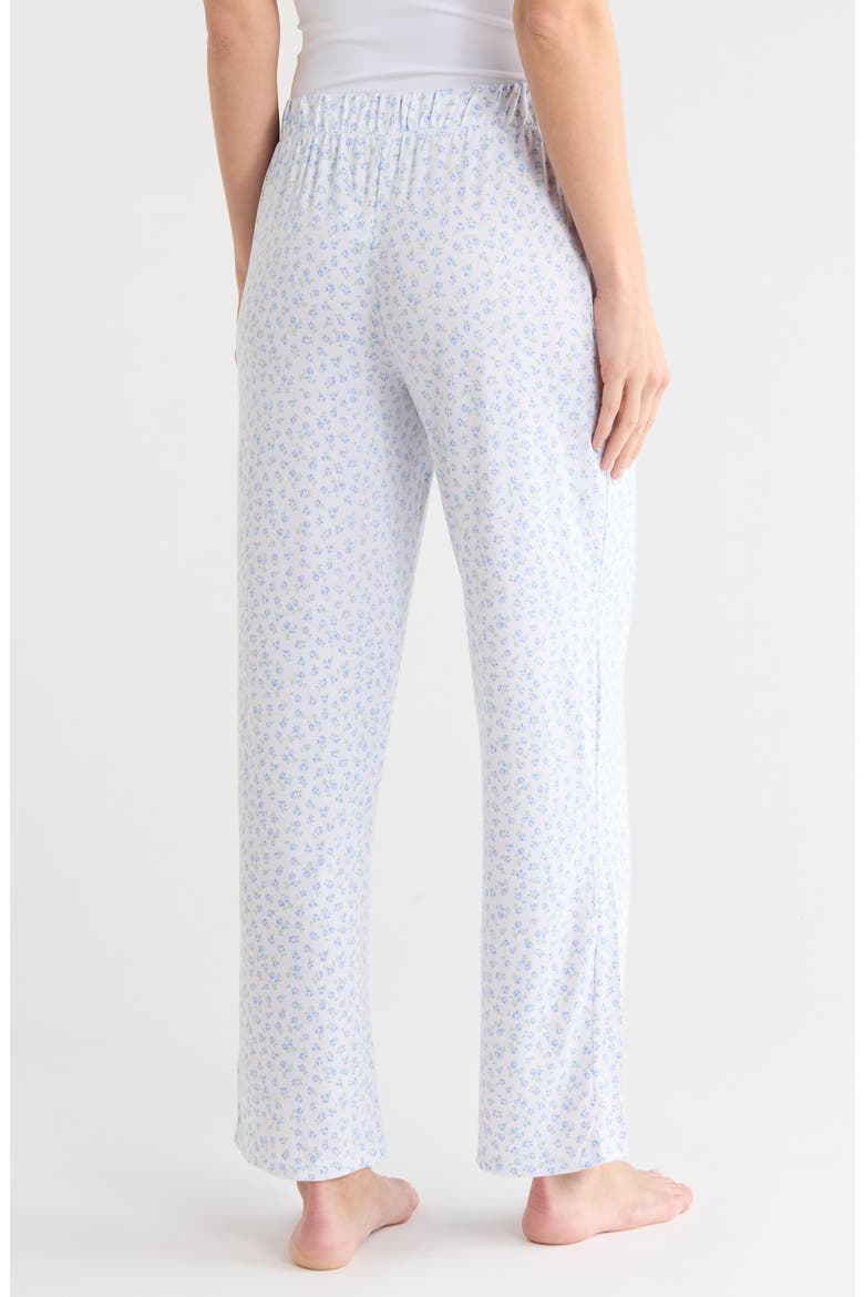 Pajama Pants, Alternate, color, FELECIA FLOWERS WHITE