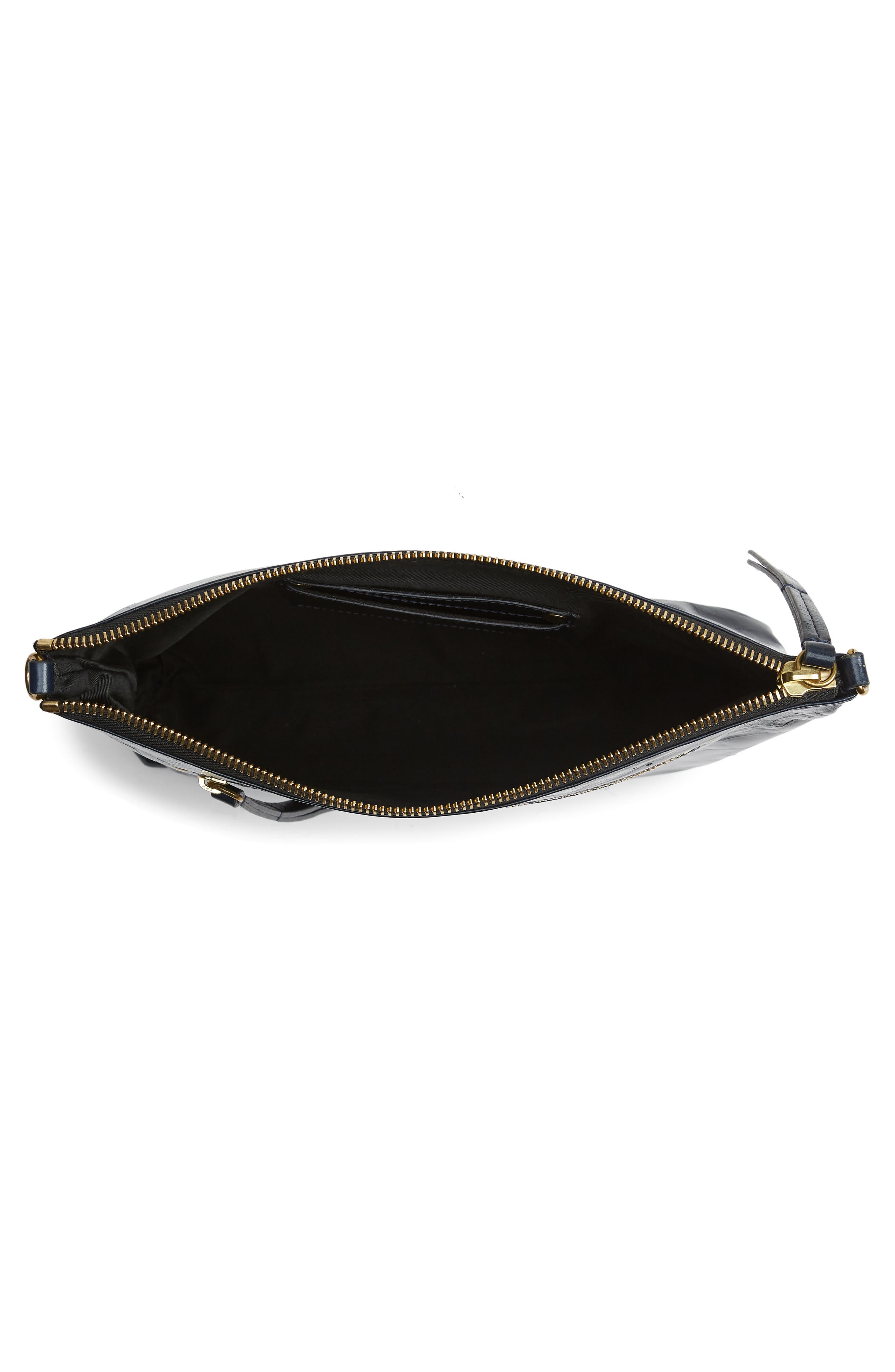 Nessah Leather Crossbody Bag, Alternate, color, MIDNIGHT
