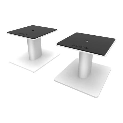 SP6HD 6" Universal Desktop Speaker Stands with Rotating Top Plates and Cable Management - Pair