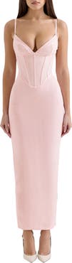 HOUSE OF CB Romy Corset Maxi Dress
