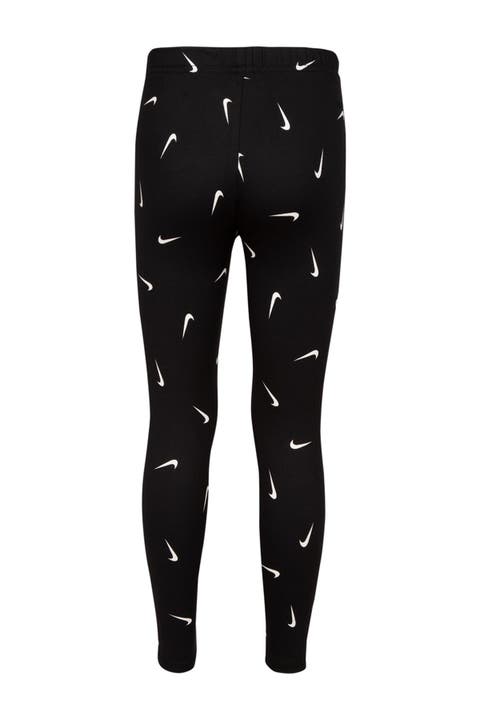 Kids' Swoosh Fetti Leggings (Toddler & Little Kid)
