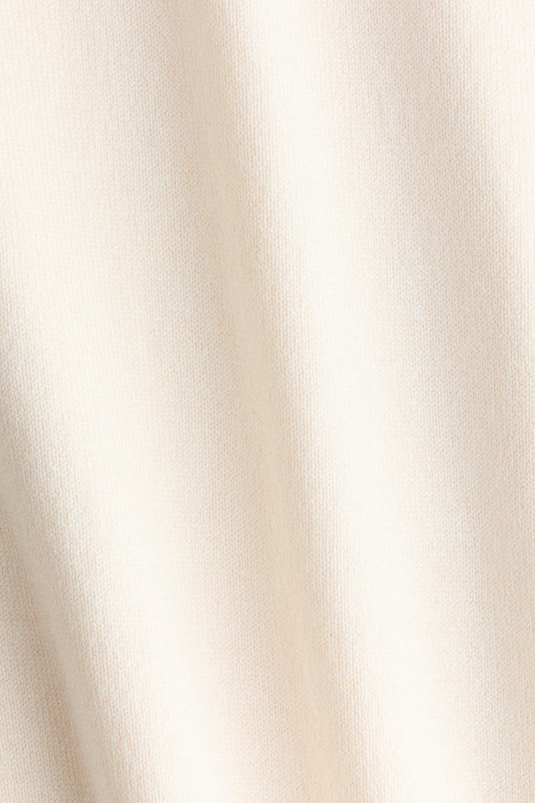 Cap-sleeved Fine-knit Top, Alternate, color, Cream