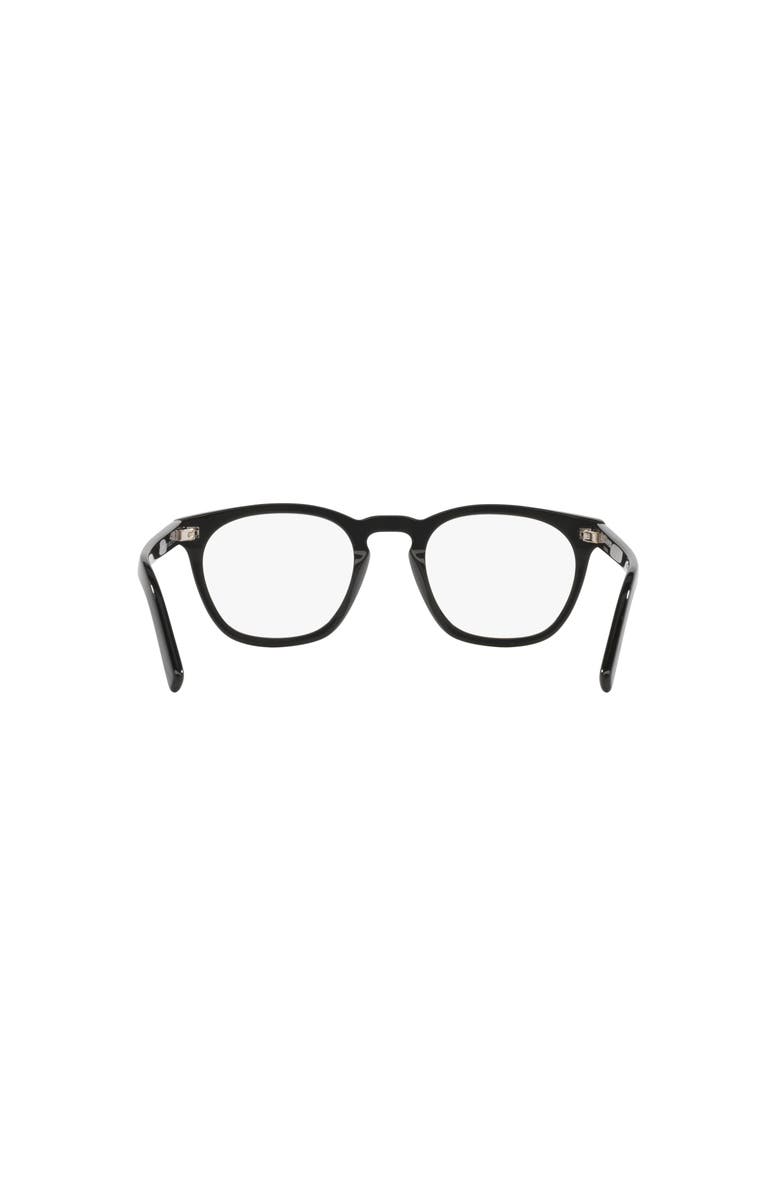 Saint Laurent 50mm Round optical glasses, Alternate, color, Black