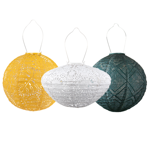 Allsop Home & Garden Green Bay Soji Stella Solar Lantern 3-pack in Multi Color at Nordstrom
