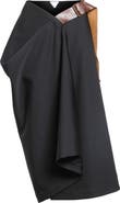 Bottega Veneta Belted Wool Grain de Poudre Long Skirt