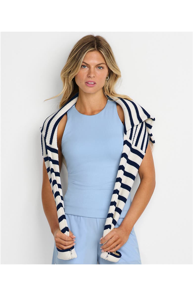 Lands' End Slender Tank Top, Alternate, color, Soft Blue Haze