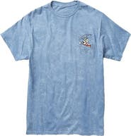 Baja Llama WHITE LOBSTER - ACID WASH PRIMO GRAPHIC TEE