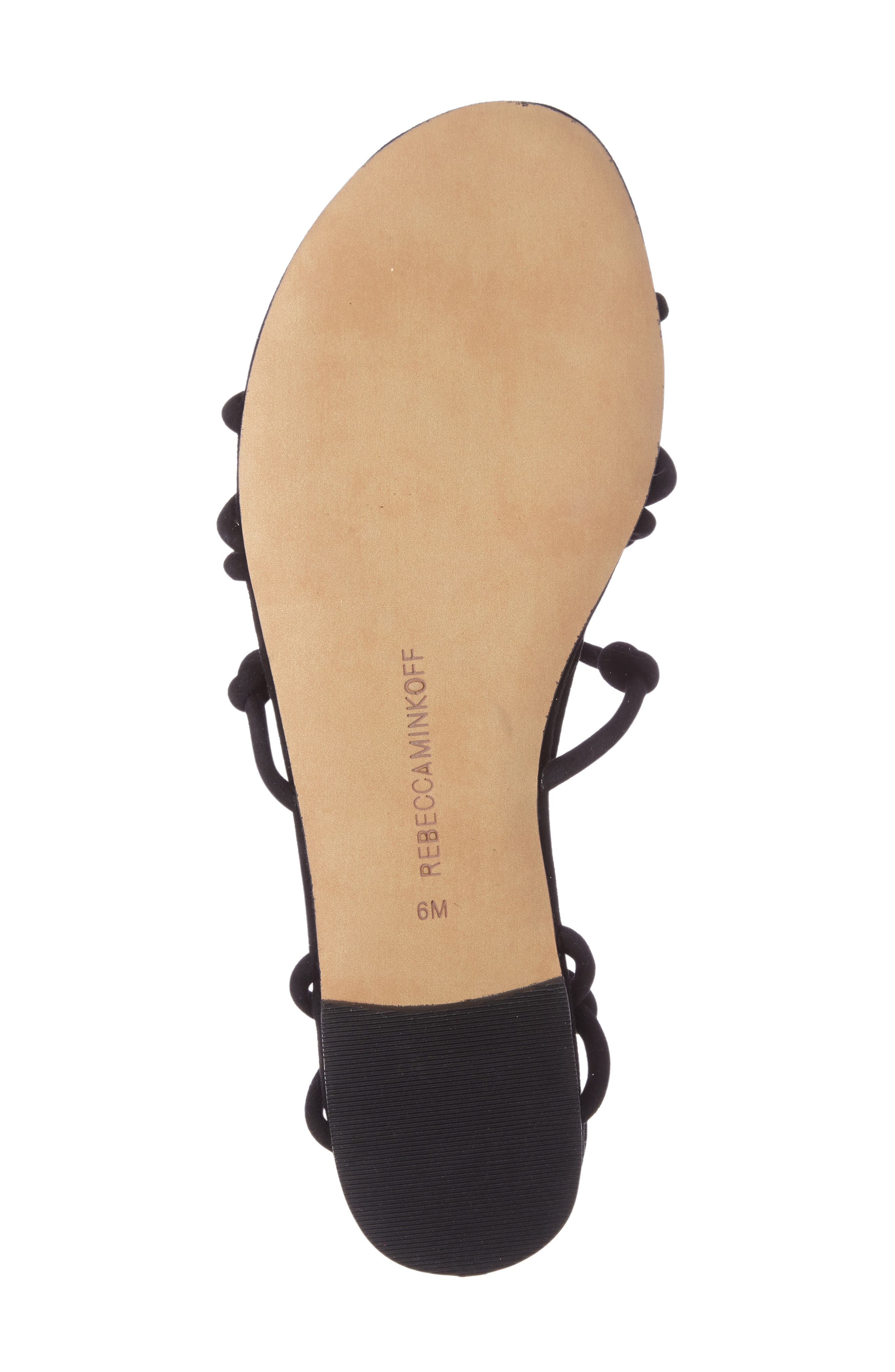 Rebecca Minkoff Elyssa Lace-Up Flat Sandal, Alternate, color, 