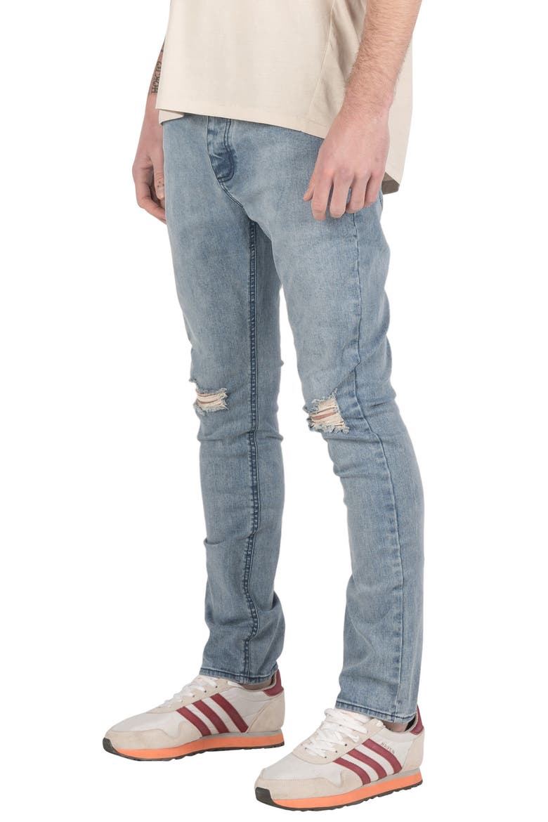 Joe Blow Destroyed Denim Jeans, Alternate, color, MINERAL BLUE