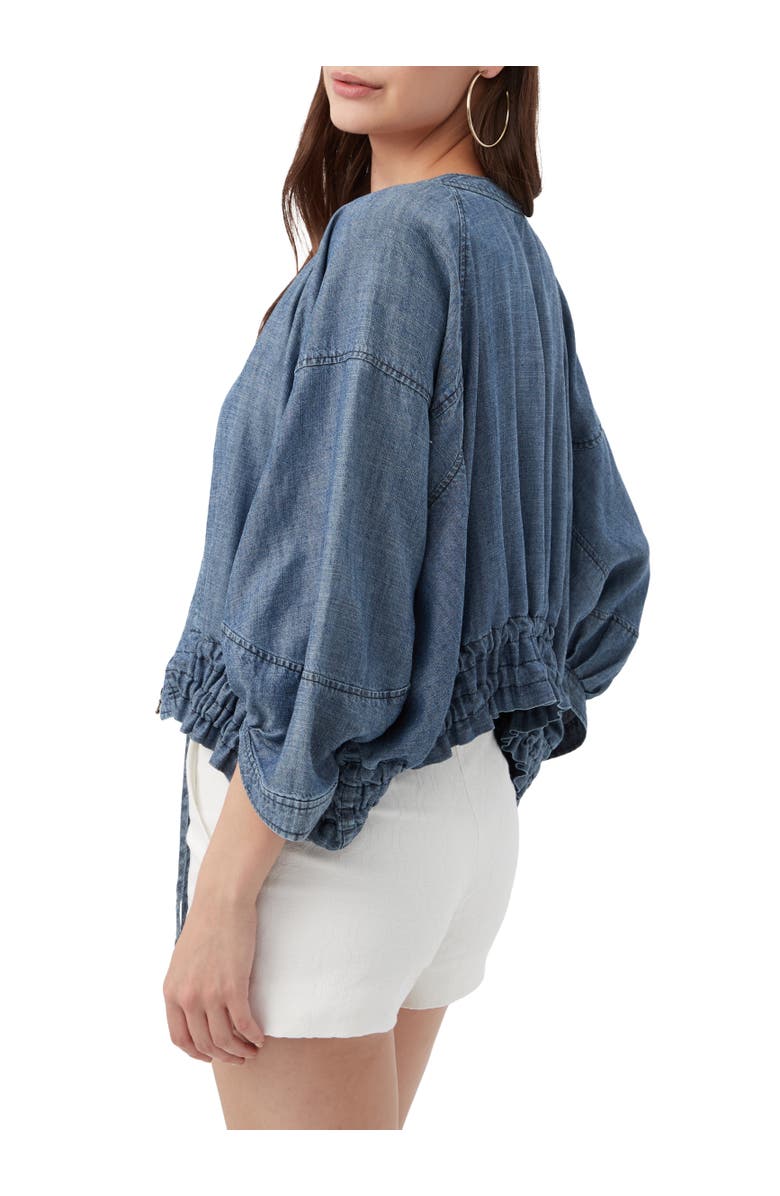 Trina Turk Prita Chambray Jacket, Alternate, color,