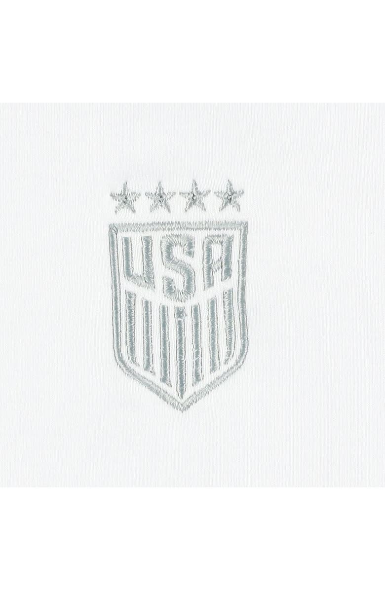 LEVELWEAR Women's Levelwear White USWNT Luxe Sponge Tri-Blend Pullover Sweatshirt, Alternate, color, White