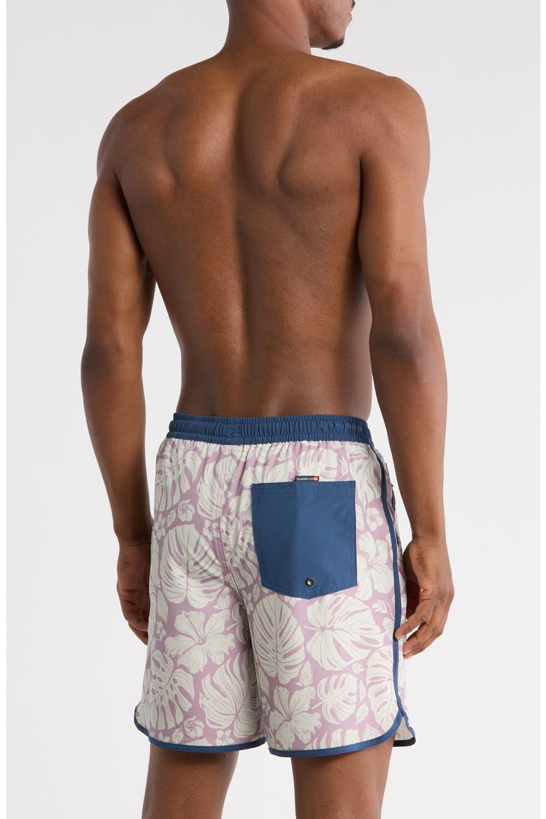 Sea Scallop Swim Trunks, Alternate, color, ELDERBERRY