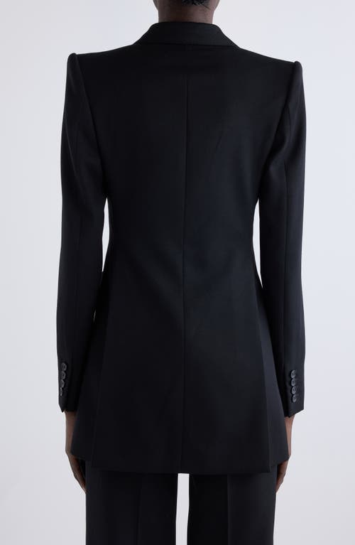 Chloé Double Breasted Wool Blazer In Black