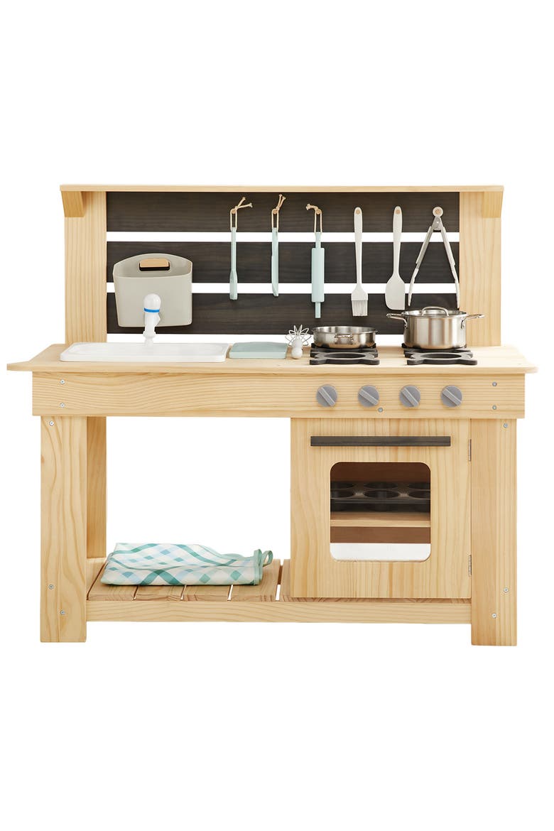 Kids' Backyard Chef Mud Kitchen, Main, color, NATURAL WOOD