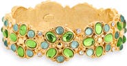 Kenneth Jay Lane Cabochon Hinge Bangle