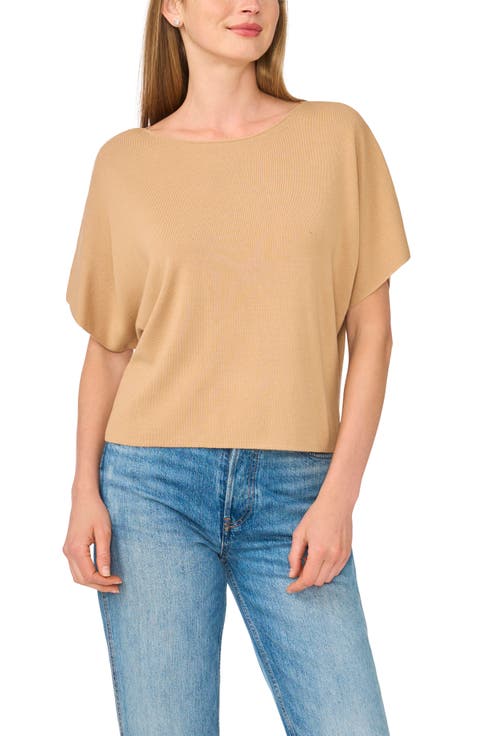 Short Sleeve Crop Sweater