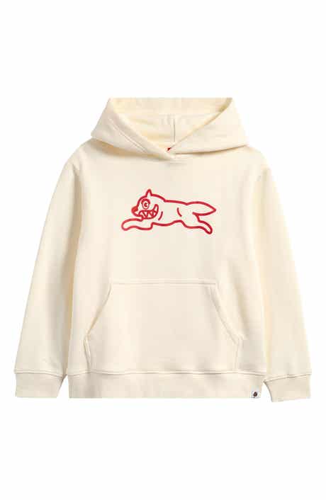 Kids' Orion Running Dog Logo Cotton Graphic Hoodie