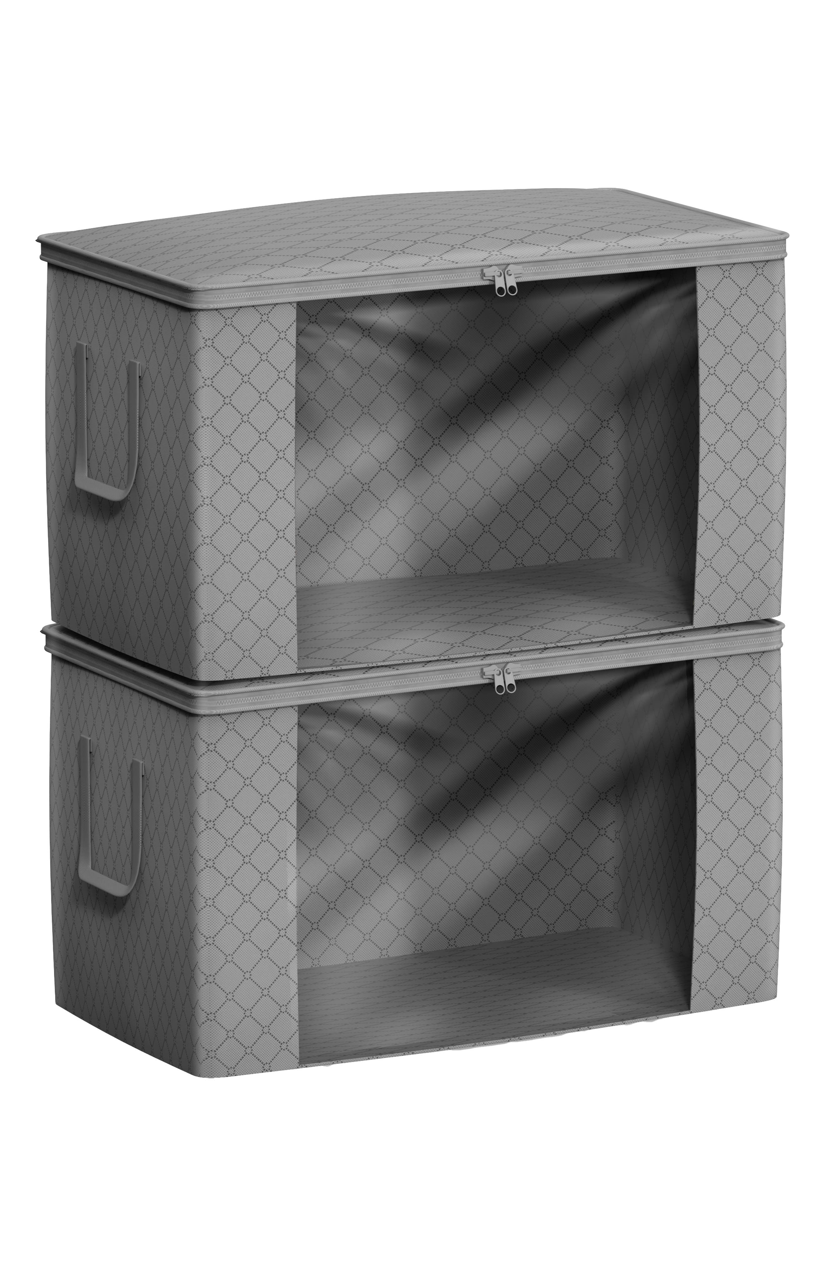 Set of 2 Foldable Storage Bins