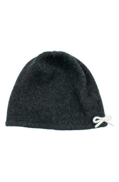 Portolano Bow Beanie In Black